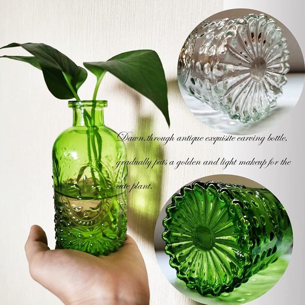 Glass Medicine Spice Container Drift Mini Vase for Cosmetics Made of Glass