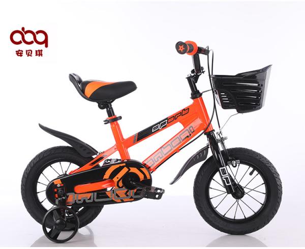 Bicicleta infantil de 16 polegadas com manilha de liga de alumínio e freios de calibre