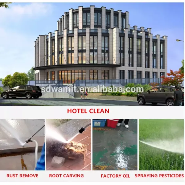 Медный уборщик LH-2200B давления холодной воды мотора 150bar 3kw высокий