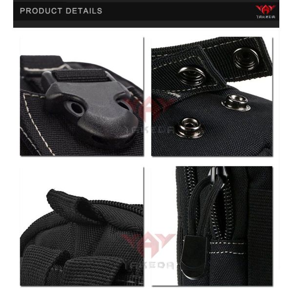 Molle Sport Bag Military Nylon Hiking Belt Pouch Tactical Waist Pack Pocket