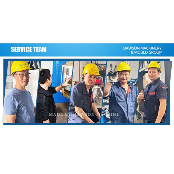 4 Screw Heating Zone Plastic Blow Molding Machine HDPE Jerrycan Bottle Production Line Clamping Force 270 KN Technology