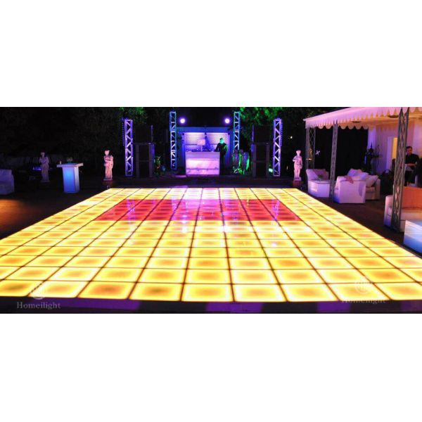 50x50cm LED Matte Frost Dance Floor Tile Panels For Wedding Party