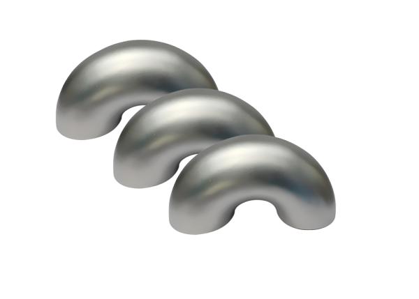 Codo de titanio para soldadura a tope de alta calidad, precio DN40 *3mm GR2, 180 grados