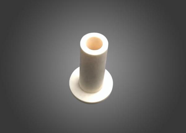 High Insulation Mullite Ceramic Tube Insulator , Bend Elbow 99.7 % Ceramic Products Manufacturing