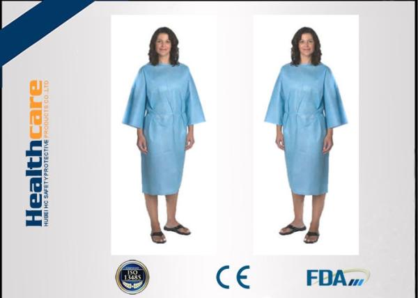 PP 20Gsm Disposable Isolation Gowns 115x127cm , Disposable Hospital Theatre Gowns