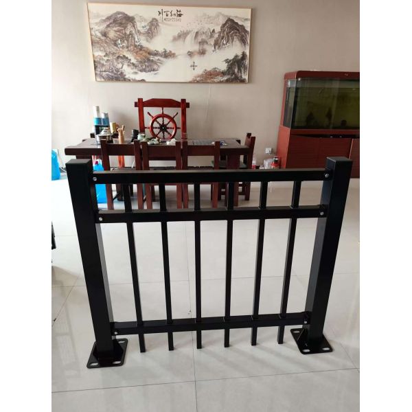 Workshop Steel Partition Wrought Iron Fence Powder Coated Fence