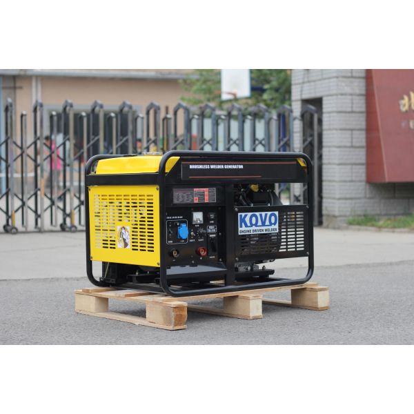 KOVO GASOLINE WELDER GENERATOR EW240G 90 KG Weight for PIPELINE WELDING Requirements