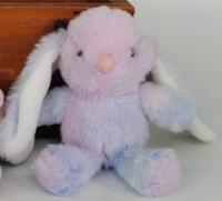 100% de coton en PP remplissage de la cravate teintée lapin porte-clés avec boîte à musique