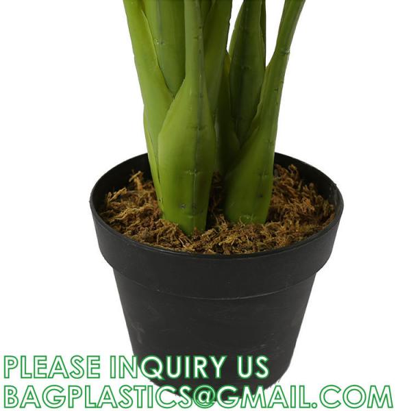 Fake Colocasia Esculenta, Plastic variegata artificial Taro, Subtropics Faux Swiss Cheese Plant For Home Garden Office