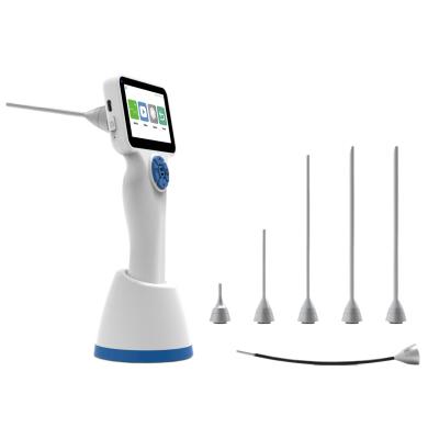 ENT Surgical Instrumnets Video Otorhinolaryngoscope with Insertion Tube 3.2 Inch Touchscreen Otoscope Video Otoscope