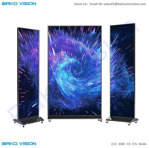 WIFI Control Indoor Led Commercial Poster Display Panel Advertising Digital Signage LED Screen