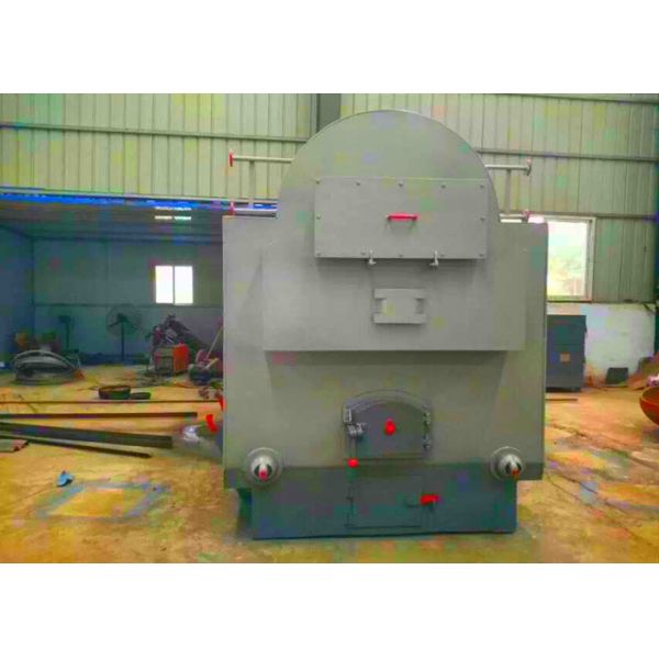 Safe Operation Coal Fired Water Heater , Industrial Coal Boiler For Troop