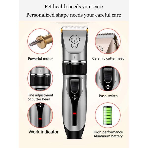 Собака клипера волос 12mm любимца PHC-5 холя триммер животных Clippers