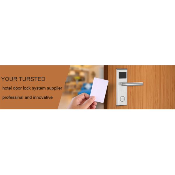 Управление доступом Touchless Keyless RFID умных замков гостиницы ключевой карты