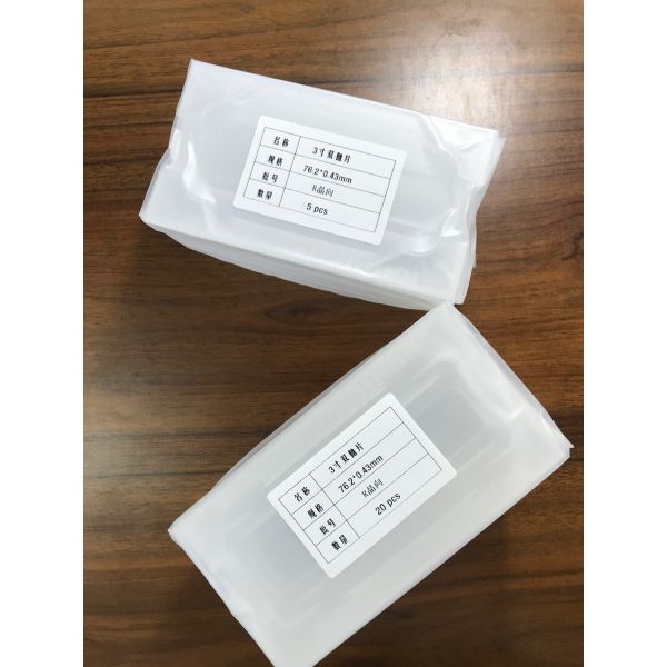 вафля DSP SSP 0.5mm Al2O3 одиночное Кристл субстрата сапфира 3Inch