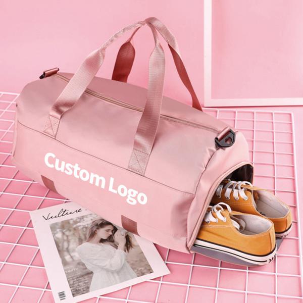 Wholesale Large Capacity Sports Yoga Bag Cute Colorful Custom Logo Shoulder Wet Dry Travel Bag Portable Duffel Bag
