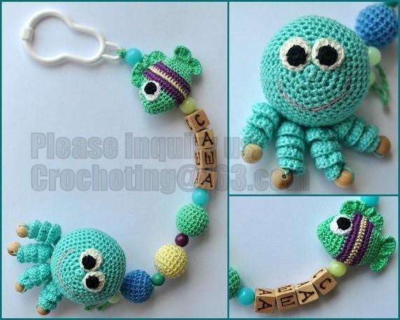 Baby Teether Toy, Eco-friendly toy, Teething necklace,Teething toy, Breastfeeding Necklace for Mom