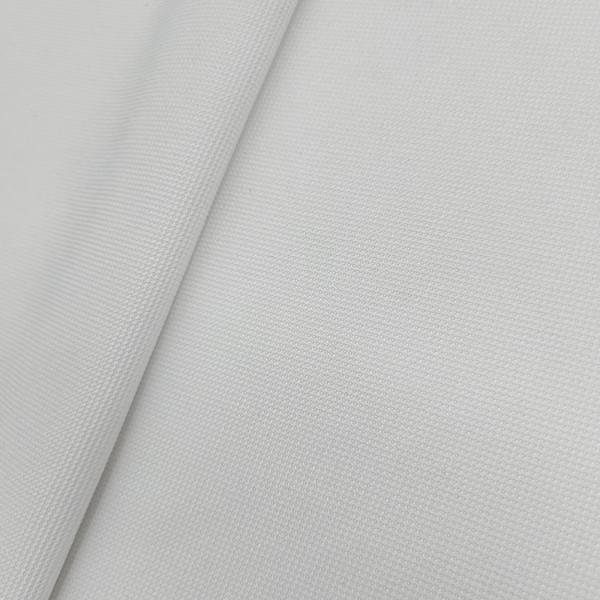 Eco Friendly Organic Cotton Recycled Polyester RPET Knitted Pique Mesh Polo Fabric by the Yard