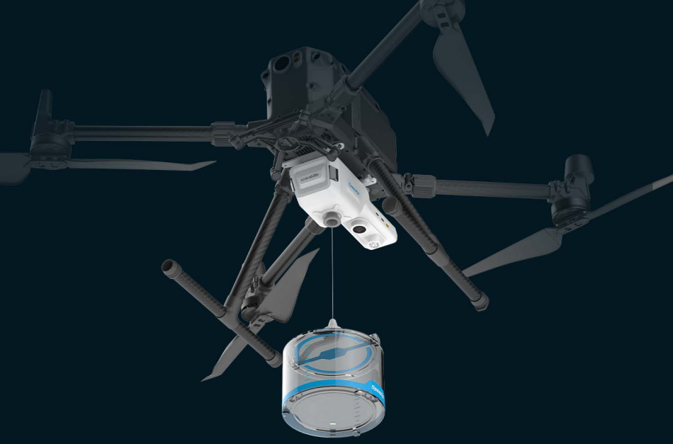 IP45 DJI Matrice 300 Payload Large Volume 2L Drone Water Sampler