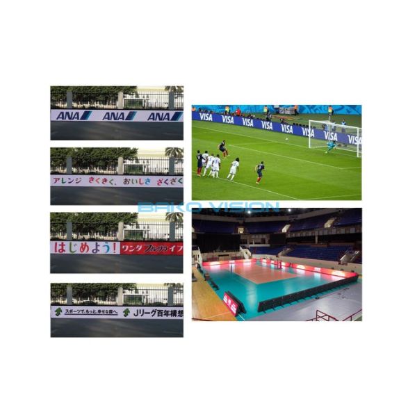 P10 LED Stadium Advertising Boards For Sports Perimeter Commercial Advertising