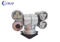 O veículo do sensor do CMOS montou o reboque do telhado de Pan Range 360° da liga de alumínio das câmeras IP66 do Cctv
