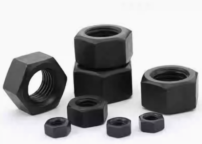 Acier ASTM SCM435 fil hexagonal écrous noir oxyde UNC UNF grade 8.8 12.9 DIN 6330