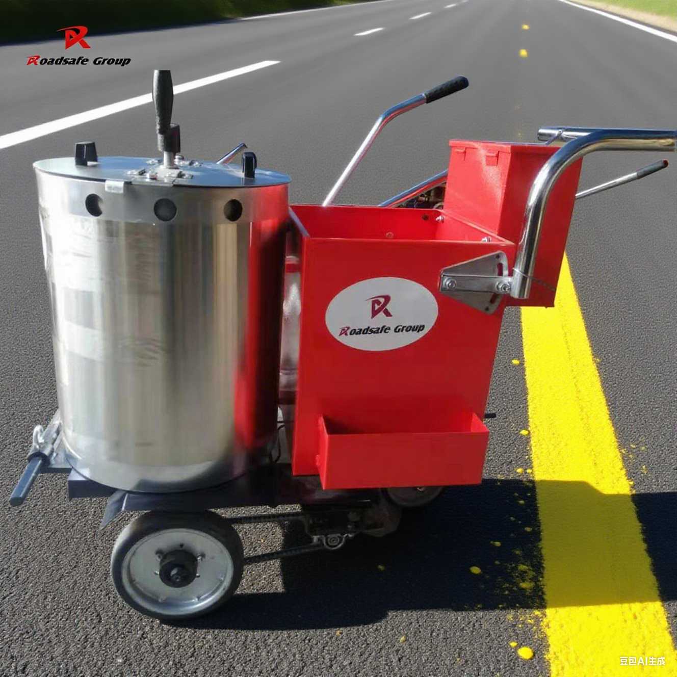 ISO Factory Road Marking Paint Machine Hot Melt Road Marking Equipment Line