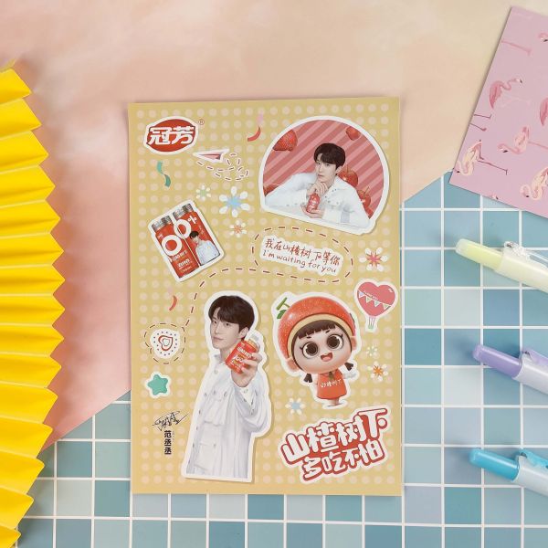 Cow Leather Paper Label Sticker OEM Custom Logo Stickers