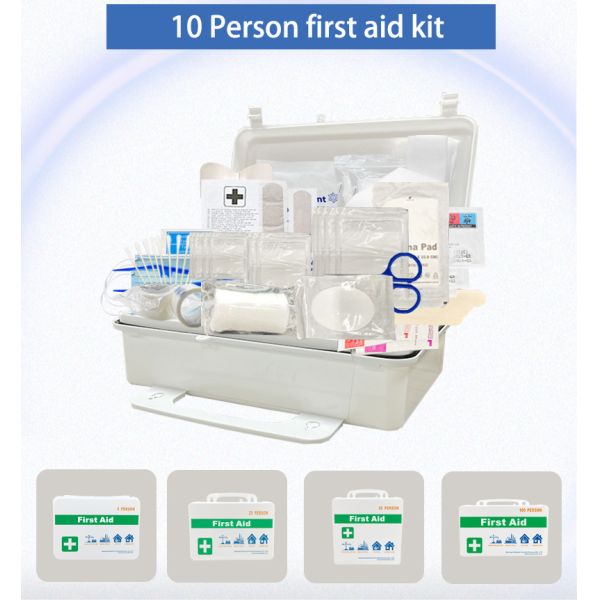 Customized 10-Person First Aid Kit for Camping and Outdoor Emergency Medical Supplies & Training Kit