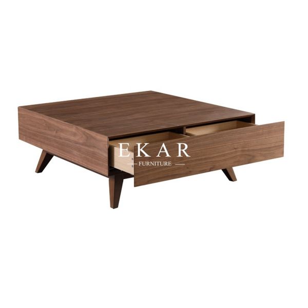 Modern Tea Chat Stainless Steel Legs Coffee Table ZZ-ZC13657A
