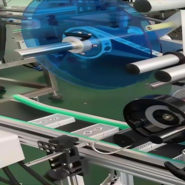 Fully Automatic Flat Gantry Labeling Machine CH-605K Paper Box Labeling Machine, Assembly Line Labeling Machine