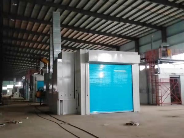 Sala de rolamento da pintura da porta para equipamentos de revestimento da cabine da pintura à pistola do ônibus do caminhão da fábrica do caminhão