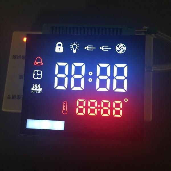 Ultra Red Custom LED Display , 8 Digit 7 Segment LED Display For Oven Timer Control