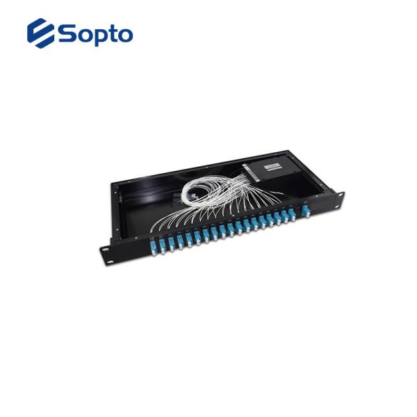 Low Insertion Loss Fiber Mux Demux , CWDM Mux Optical Multiplexer And Demultiplexer