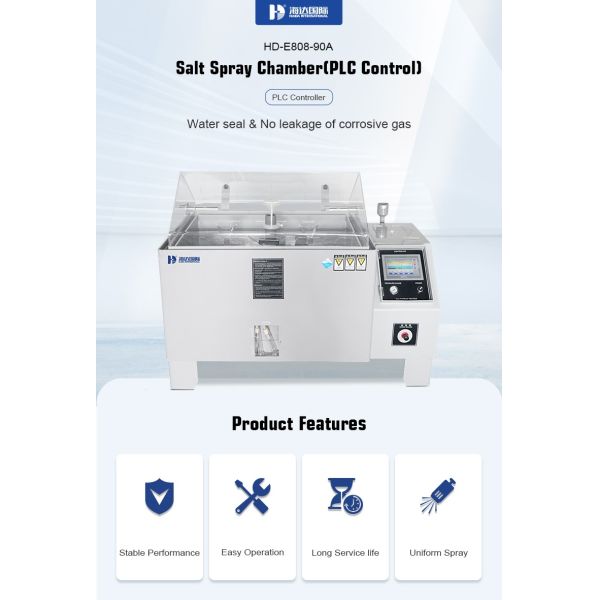 Salt Spray Fog Testing Chamber Corrosion Aging Test Machine Salt Spray Test Equipment for Paint/Electroplating/Coating Material