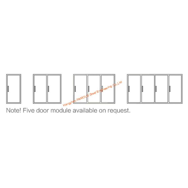 Холодильник стеклянное Гоор для Мулти палубы затыкает внутри дверь стекла охладителя холодильника