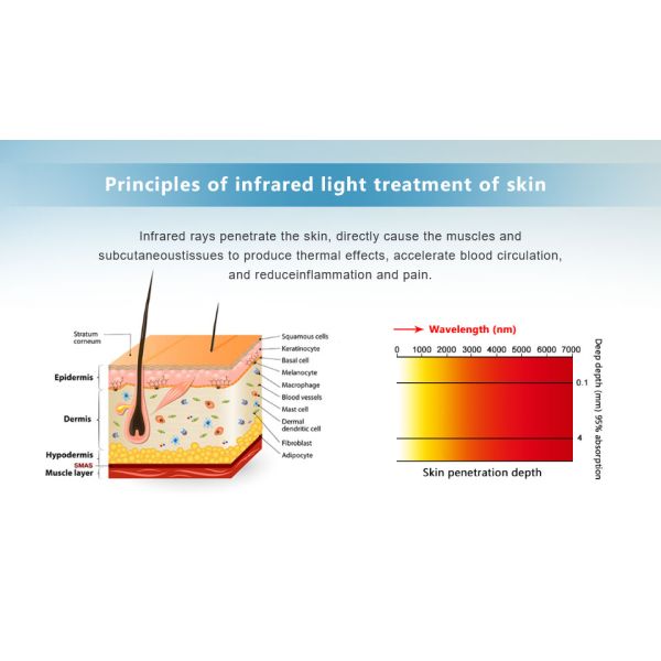Высокочастотная анти- старея кожа Biophoton терапией инфракрасного света 300W