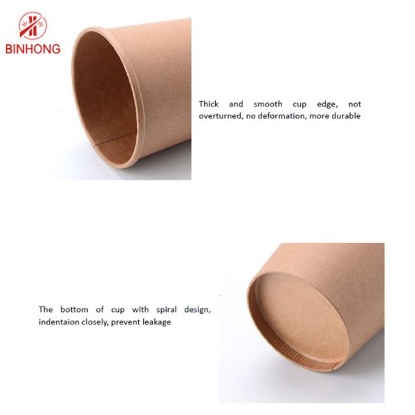 контейнеры 185mm устранимые бумажные