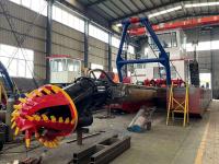 Malasia 14 pulgadas 300m3/h cortador de arena draga de succión para el bombeo de arena de río