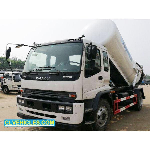 FTR 205hp 10CBM 15CBM ISUZU Sewage Suction Truck
