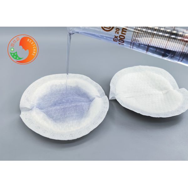 Round Shape Hygiene Disposable Breast Pads High Absorbing Customizable