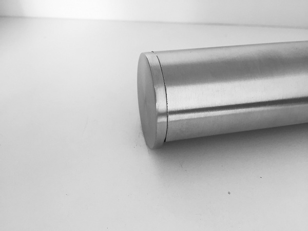 Slotted Stainless Steel End Caps Eco Friendly For Glass Handrail / Fencing