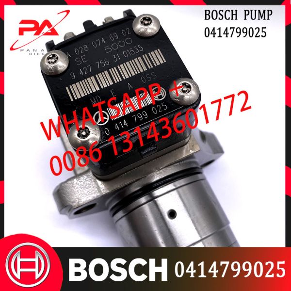 Bomba resistente Actros Axor Atego 0414799025 de BOSCH da unidade das peças sobresselentes OM502 do motor do caminhão para Mercedes Benz