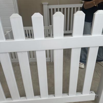 Economical PVC Coating Plastic Garden Fence White Maintenance Free