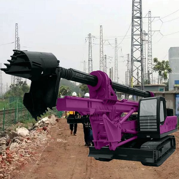 Impact Rotary Drill Rig Infrastructure Projects Construction Machine Mobile Drilling Rig
