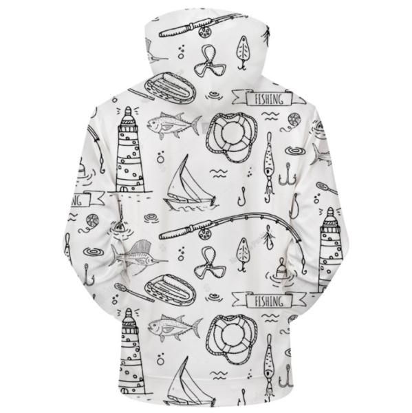 Casual Custom All Over Print Hoodies / Fully Sublimated Hoodies Long Sleeve