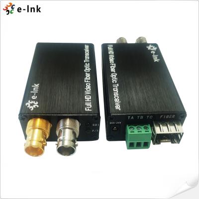 Conector Sdi da fibra de SMF LC ao registro e ao laço de fibra ótica do conversor 20KM para fora
