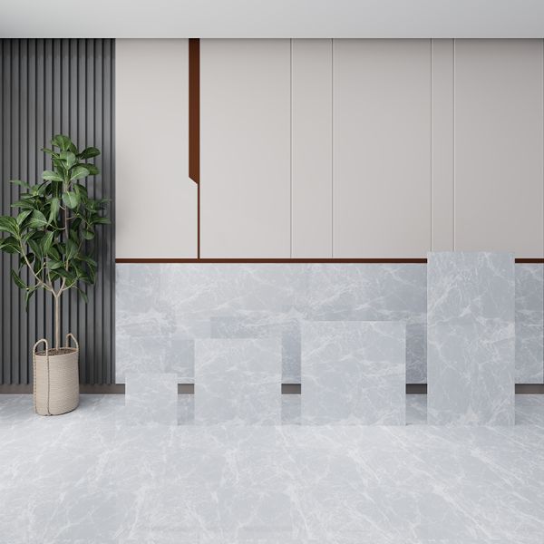 30cm*30cm Fire Resistant Peel And Stick Marble Vinyl Floor Tiles Anti Slip Advantage