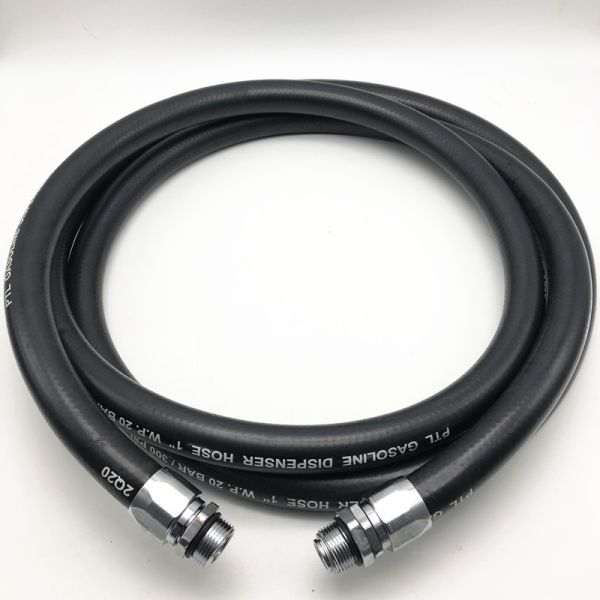 NBR Rubber 28mm OD Fuel Dispensing Hose For Gasoline Station