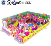 Jardín de juegos en el interior con tema de macarrones de primera calidad para experiencias seguras y divertidas para niños